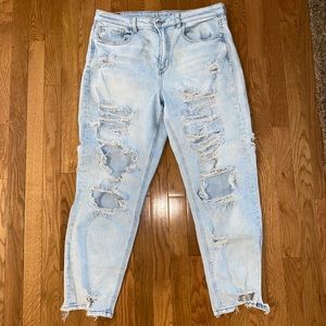 american eagle mom jeans